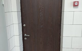 стальная дверь в подъезд с доводчиком